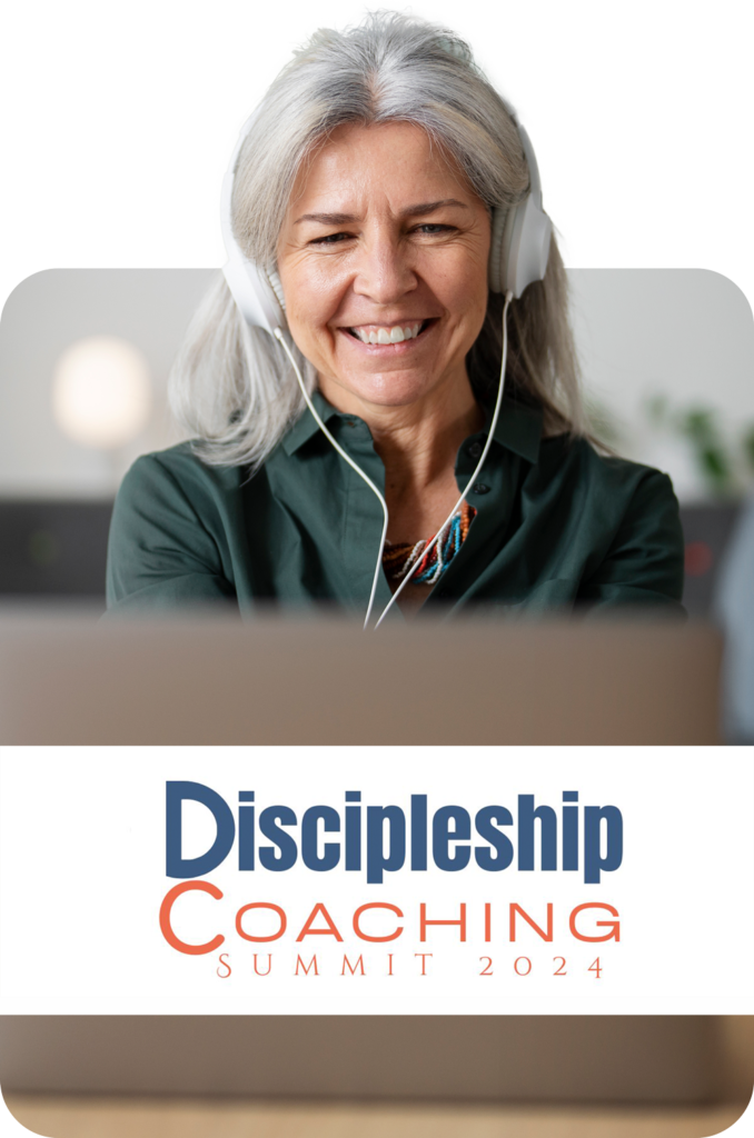 woman joining discipleship coaching summit